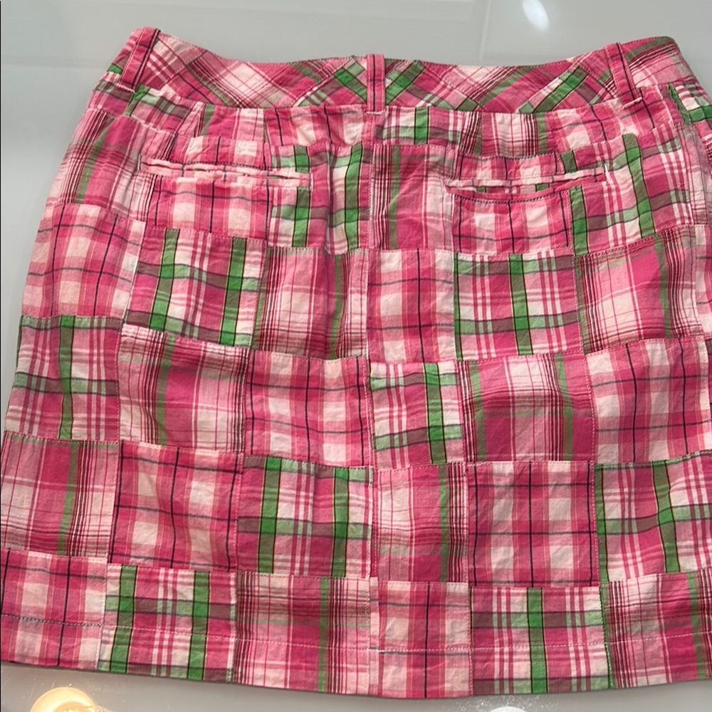 Pink and Green women’s madras skirt by Cape Madras - Picture 3 of 9